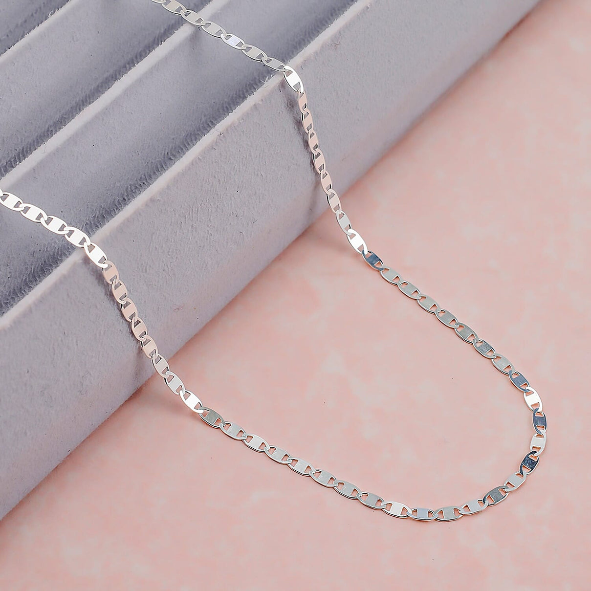 Italian Made- Sterling Silver Chain (Size - 20) 7272319 1
