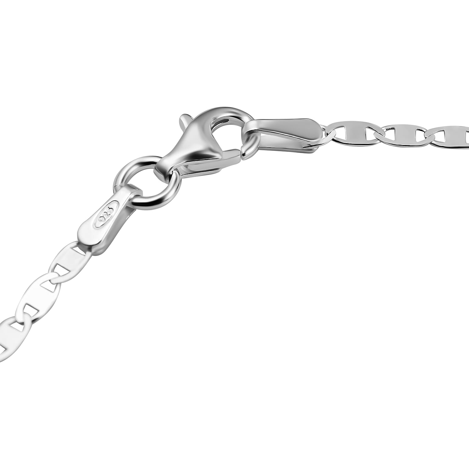 Italian Made- Sterling Silver Chain (Size - 20) 7272319 2