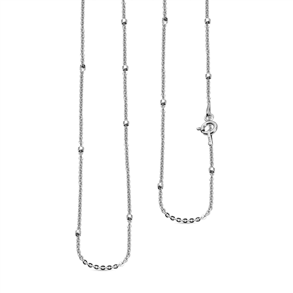 Italian Made Sterling Silver Chain (Size - 20) 7148750 0