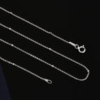 Italian Made Sterling Silver Chain (Size - 20)