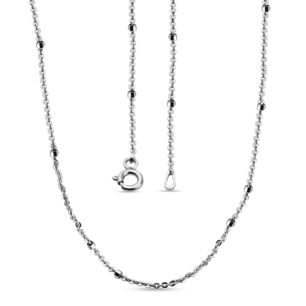 Italian Made Sterling Silver Chain (Size - 20)