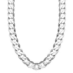 Italian Made Sterling Silver Curb Necklace (Size - 20), Silver Wt. 40.00 Gms
