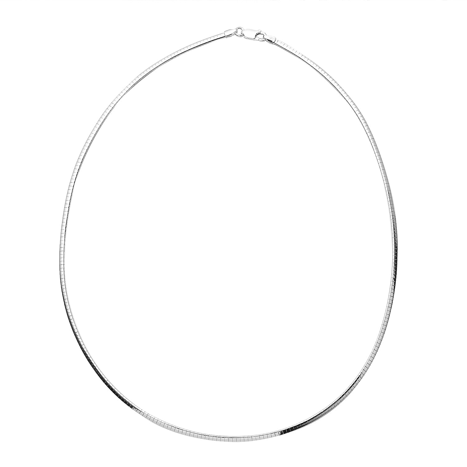 Italian Made - Sterling Silver Snake Necklace (Size - 20), Silver Wt. 11.32 Gms 8895885 0