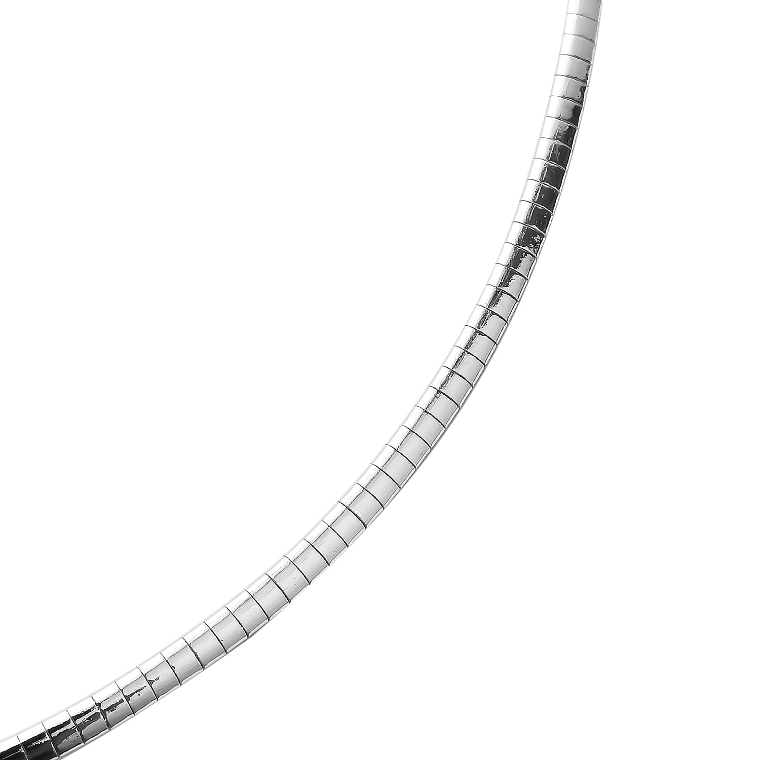 Italian Made - Sterling Silver Snake Necklace (Size - 20), Silver Wt. 11.32 Gms 8895885 2
