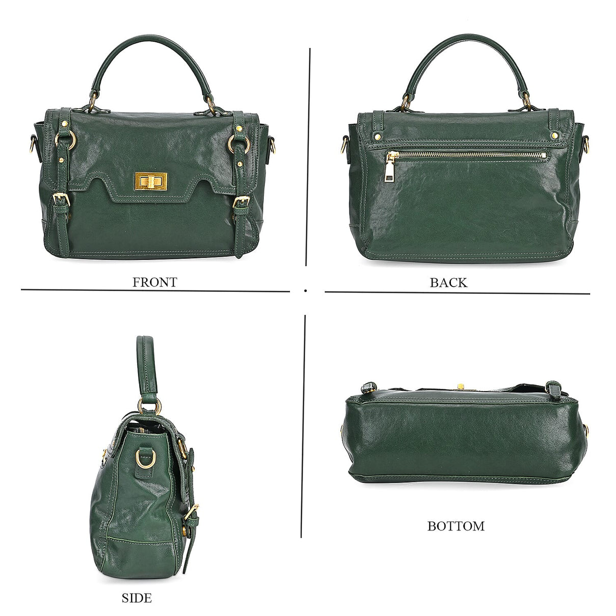 Italy Retro Noble Collection Genuine Leather Crossbody Bag 7856700 4