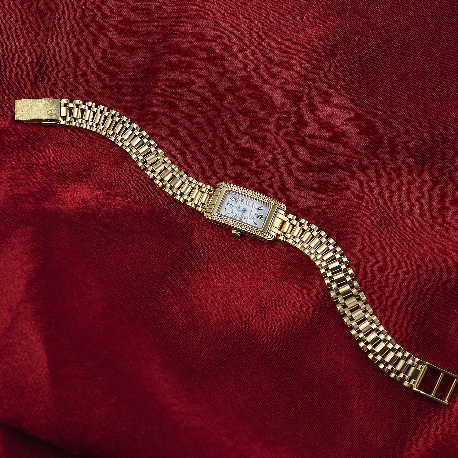 LUXORO - 9K Yellow Gold Swiss Movement Watch with Sapphire Glass 7891403 1