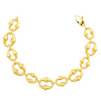 JCK Vegas 2024 Find- Designer Inspired 9K Yellow Gold  Bracelet With Lobster Clasp (Size - 7.5), Gold Wt. 5.80 Gms