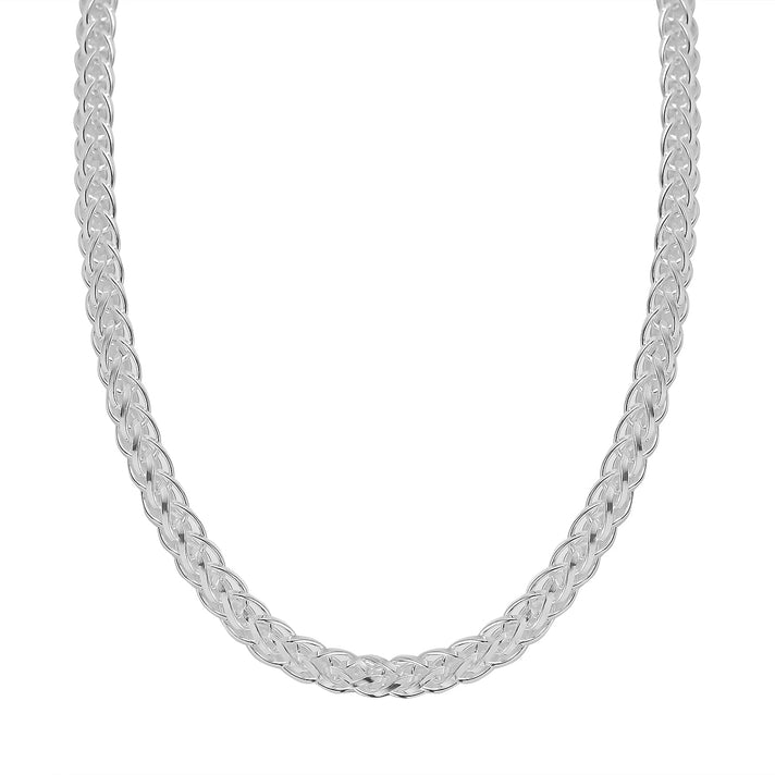 JCK Vegas Close Out- Italian Made Sterling Silver Franco Necklace (Size - 30) with Lobster Clasp, Silver Wt. 52.10 Gms 7148764 1