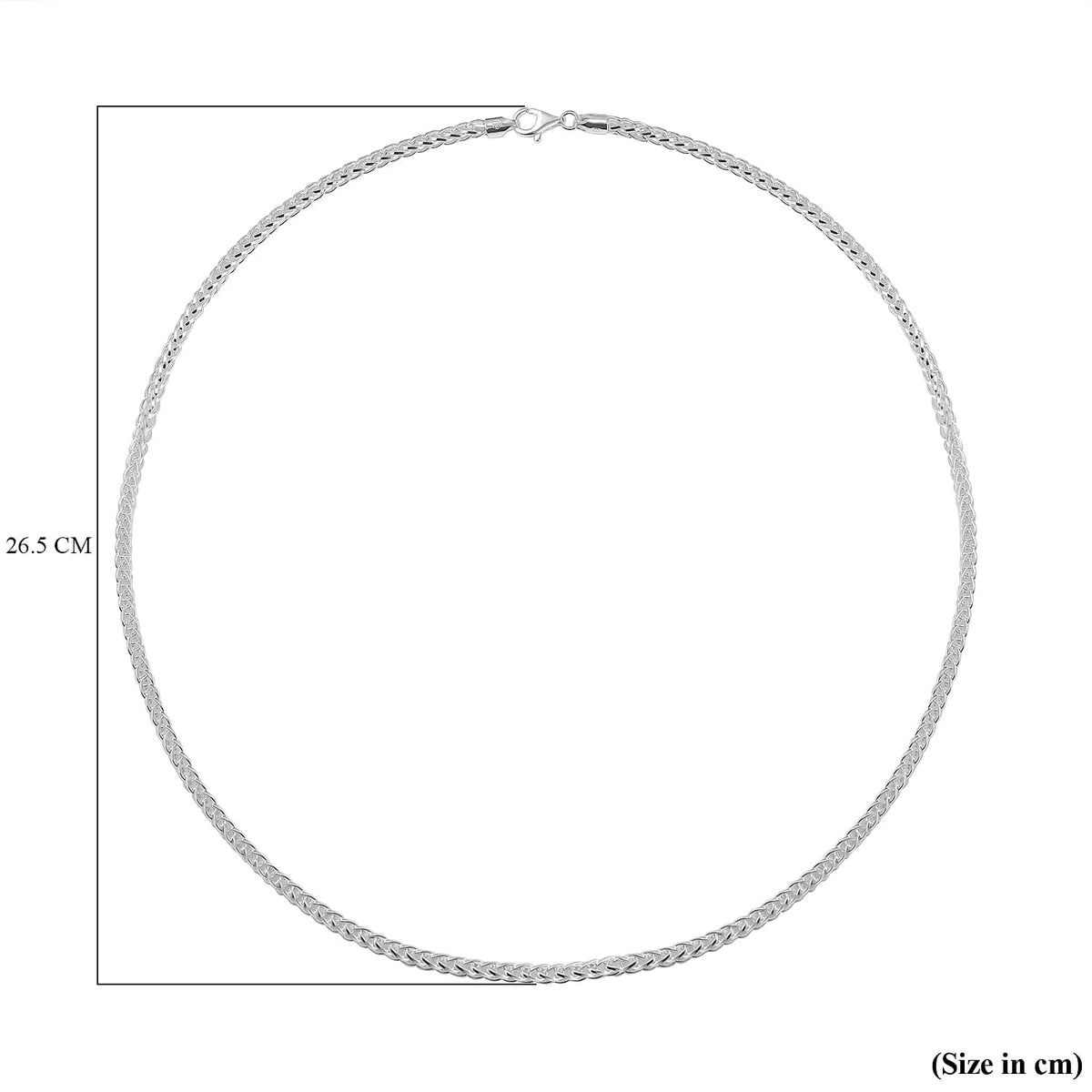 JCK Vegas Close Out- Italian Made Sterling Silver Franco Necklace (Size - 30) with Lobster Clasp, Silver Wt. 52.10 Gms V32697874 4