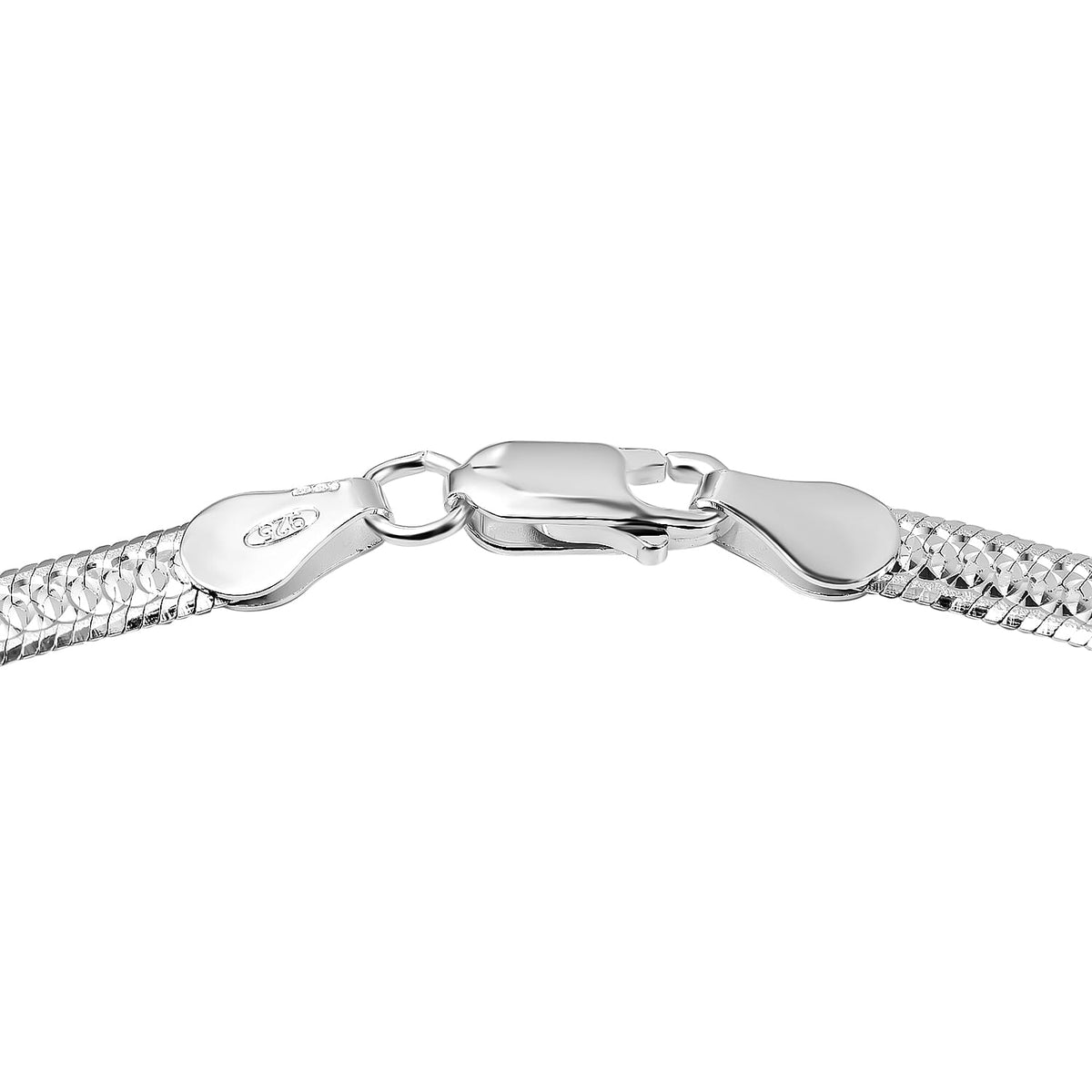 JCK Vegas Close Out- Italian Made Sterling Silver Necklace (Size - 20), Silver Wt. 10.05 Gms 7027843 2