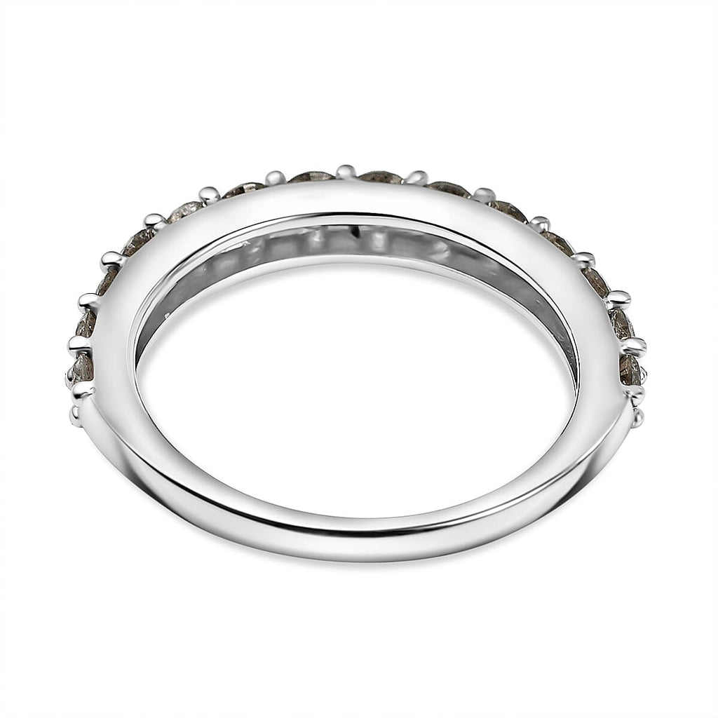 JCK Vegas Close Out  - 10K White Gold Natural Diamond (G-H) Ring 1.00 Ct (Resizable Size M to R)
