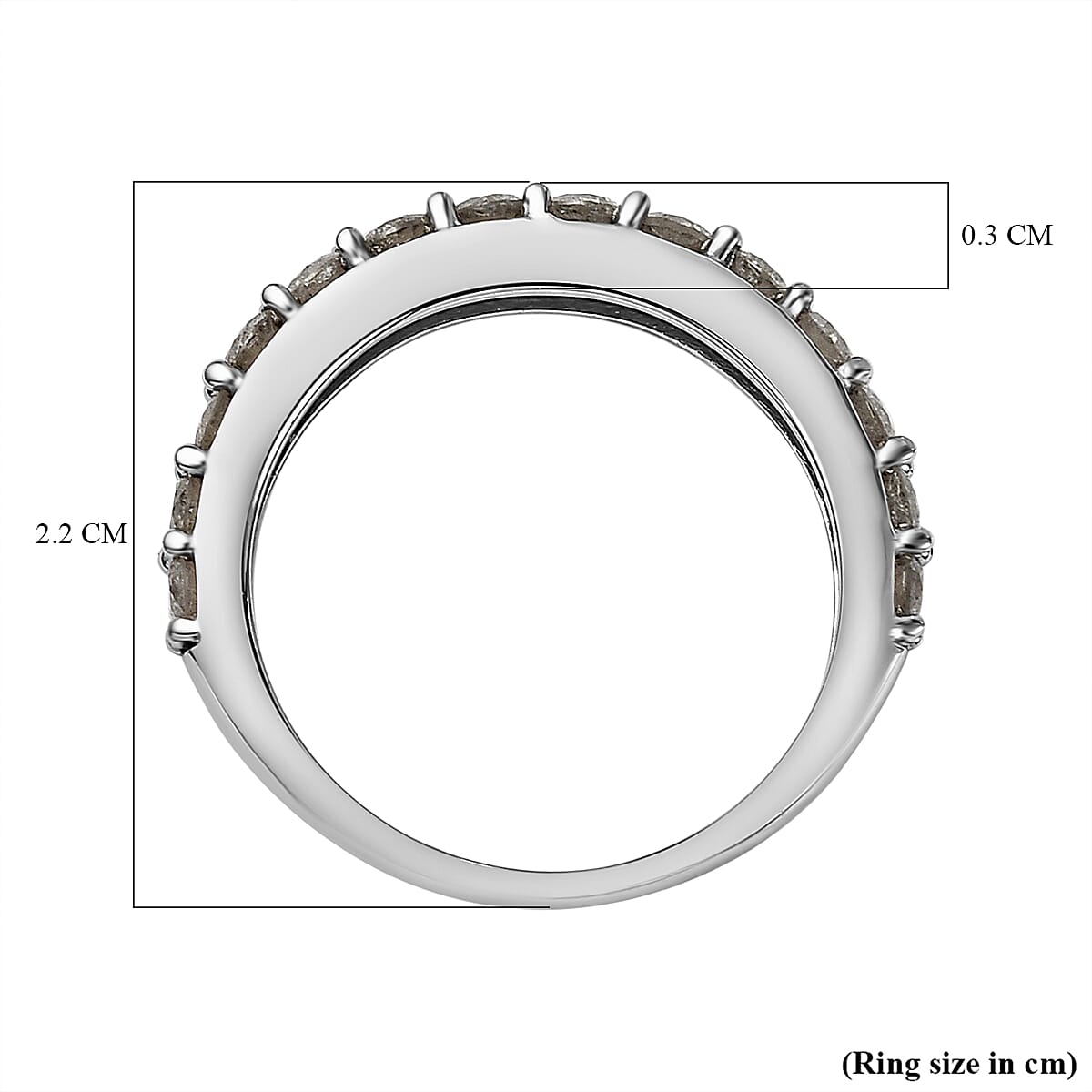 JCK Vegas Close Out  - 9K White Gold Natural Diamond Ring 1.00 Ct 7773993 4