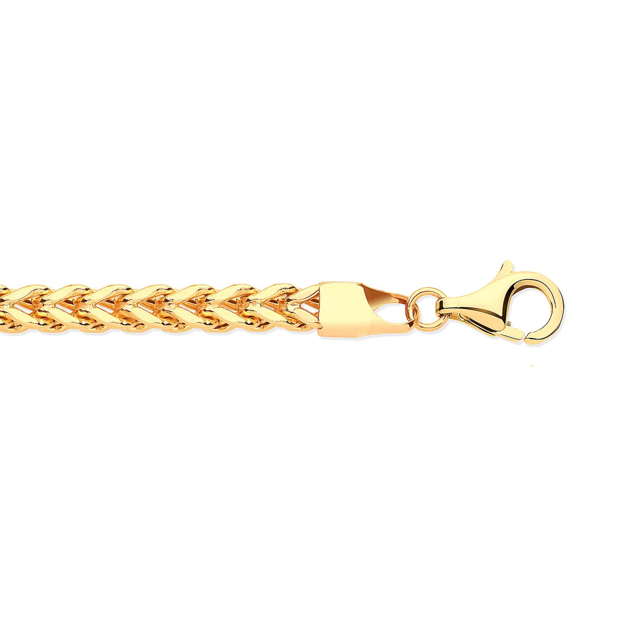 JCK Vegas Close Out Deal - 9K Yellow Gold  Square Franco Necklace (Size - 20), Gold Wt. 11.00 Gms 7840653 0