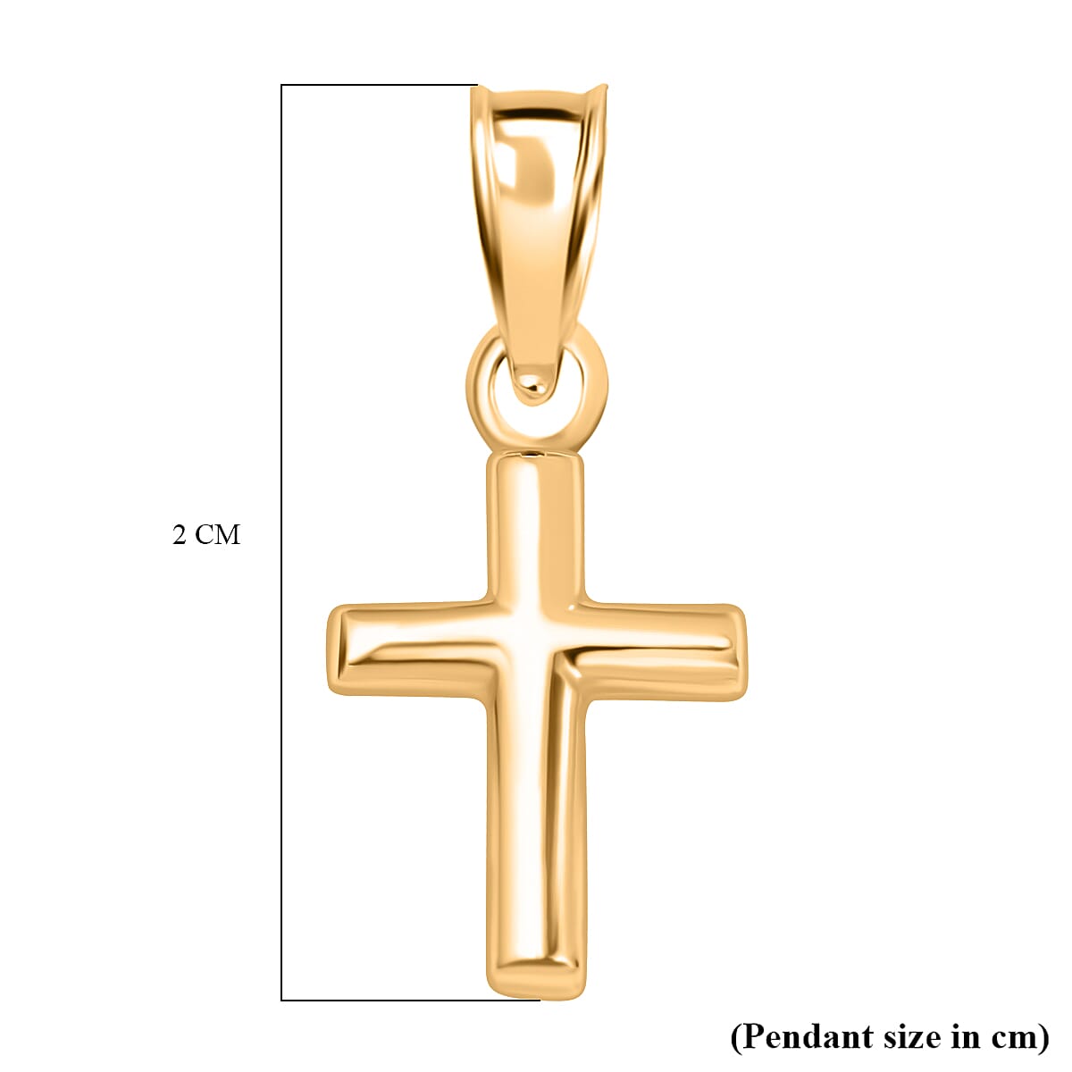 JCK Vegas Closeout - 14K Yellow Gold Classic Cross Pendant 7814297 5