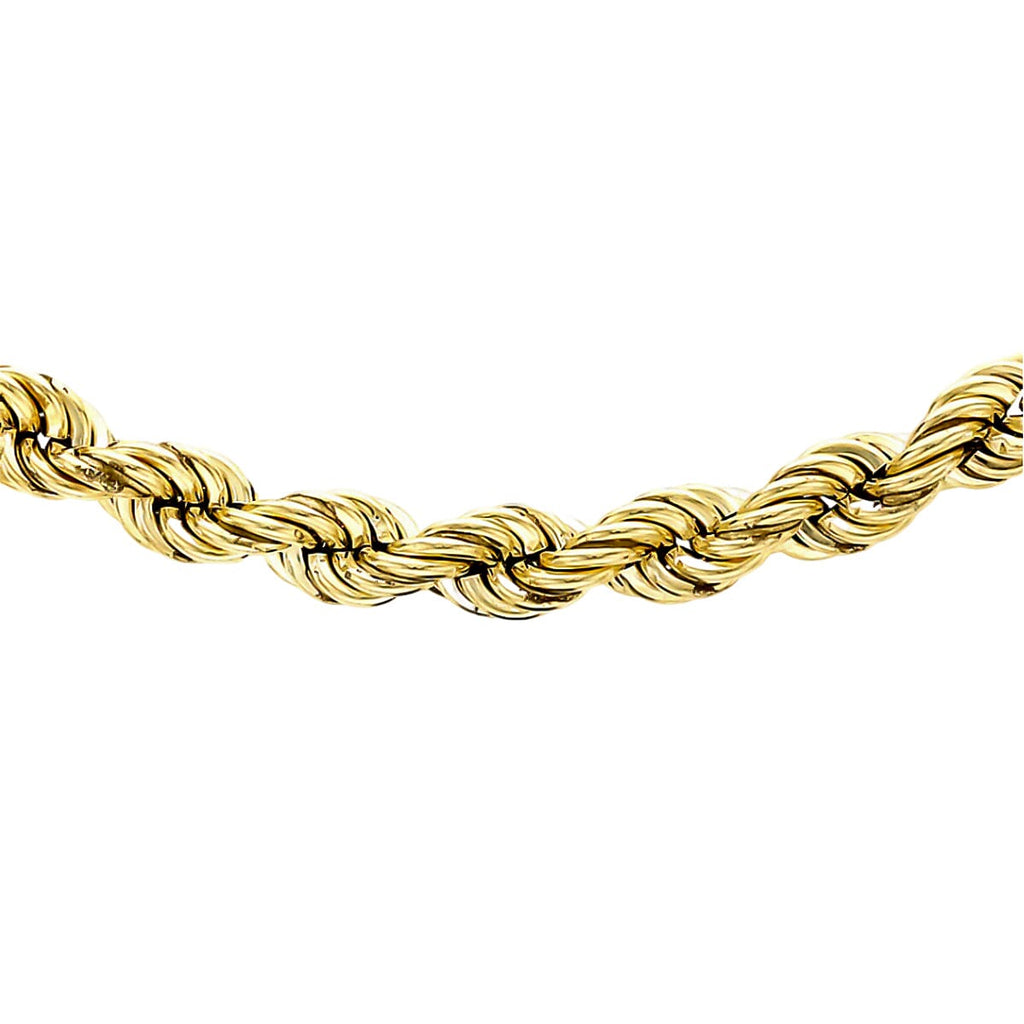 JCK Vegas Closeout - 9K Yellow Gold Rope Chain (Size - 24),  Gold Wt. 12.00  Gms