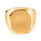 JCK Vegas Closeout - 9k Yellow Gold Chunky Square Signet Ring
