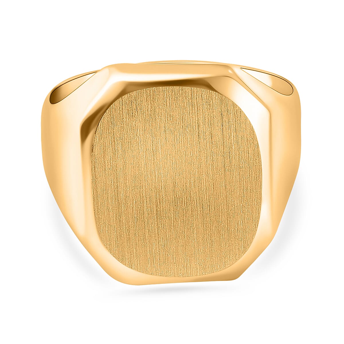 JCK Vegas Closeout - 9k Yellow Gold Chunky Square Signet Ring 7891882 0