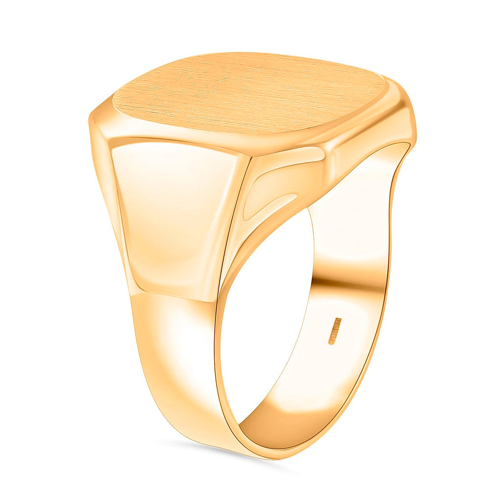 JCK Vegas Closeout - 9k Yellow Gold Chunky Square Signet Ring