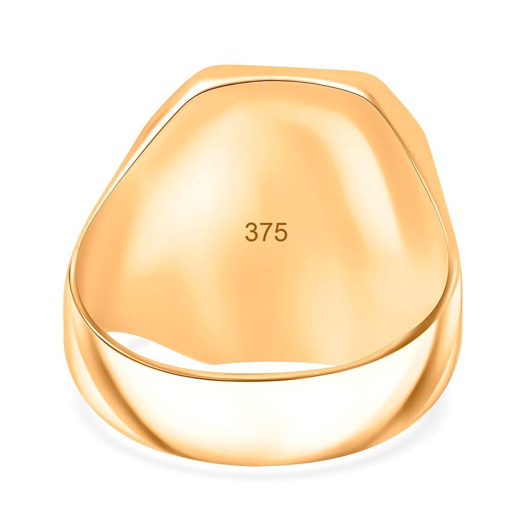JCK Vegas Closeout - 9k Yellow Gold Chunky Square Signet Ring