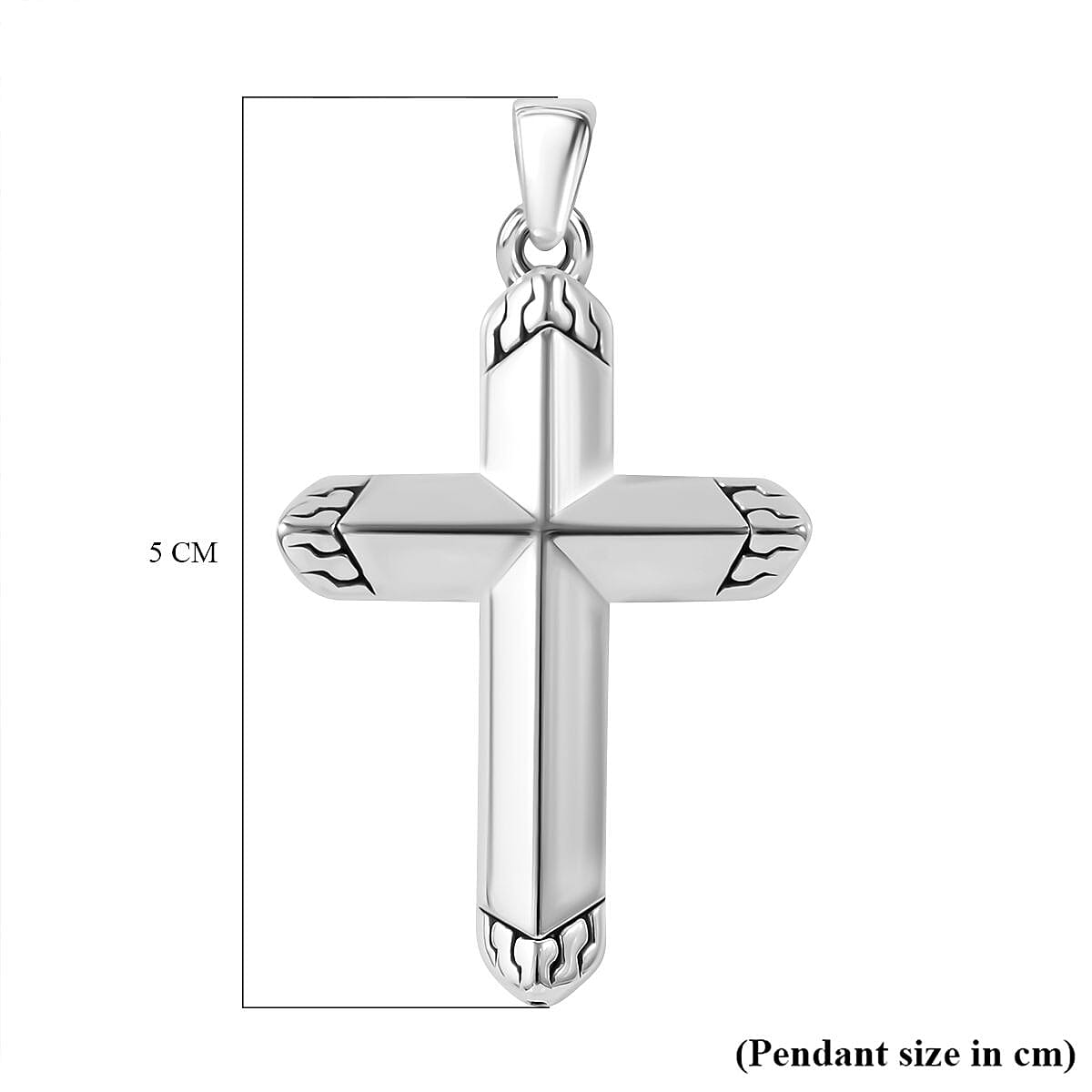 JCK Vegas Closeout - Sterling Silver Cross Pendant 7801360 5