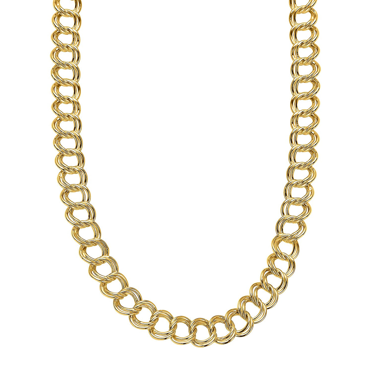 JCK Vegas Closeout - Sterling Silver Curb Necklace (Size - 20) 7788778 0