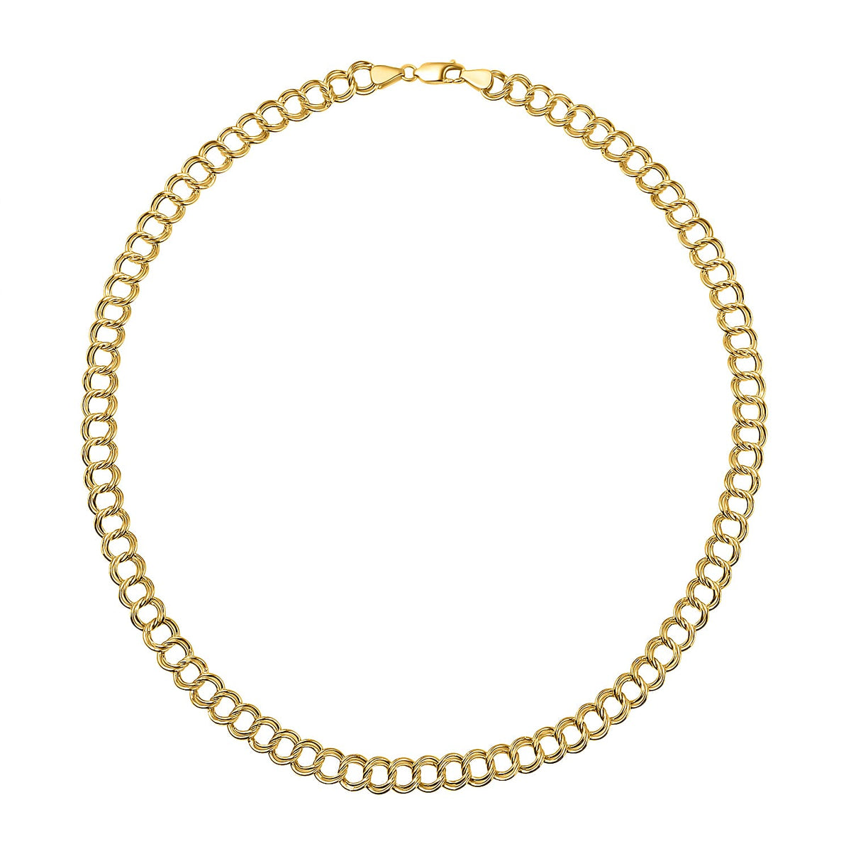 JCK Vegas Closeout - Sterling Silver Curb Necklace (Size - 20) 7788778 2
