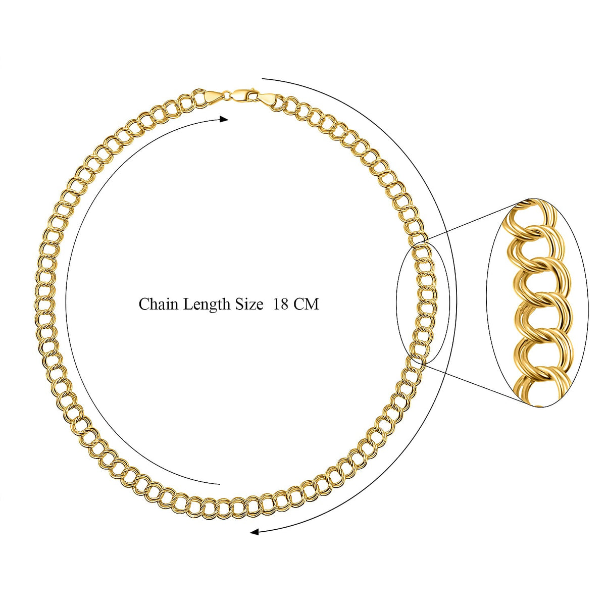 JCK Vegas Closeout - Sterling Silver Curb Necklace (Size - 20) 7788778 5