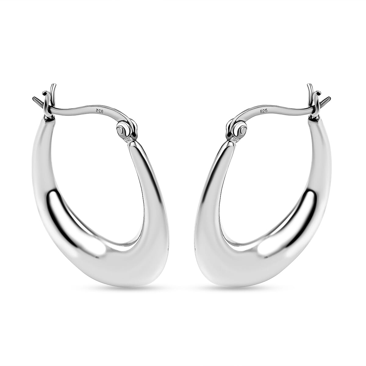 JCK Vegas Closeout - Sterling Silver Hoop Earrings, 7815164 0
