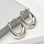 JCK Vegas Closeout - Sterling Silver Hoop Earrings,