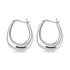 JCK Vegas Closeout - Sterling Silver Hoop Earrings,