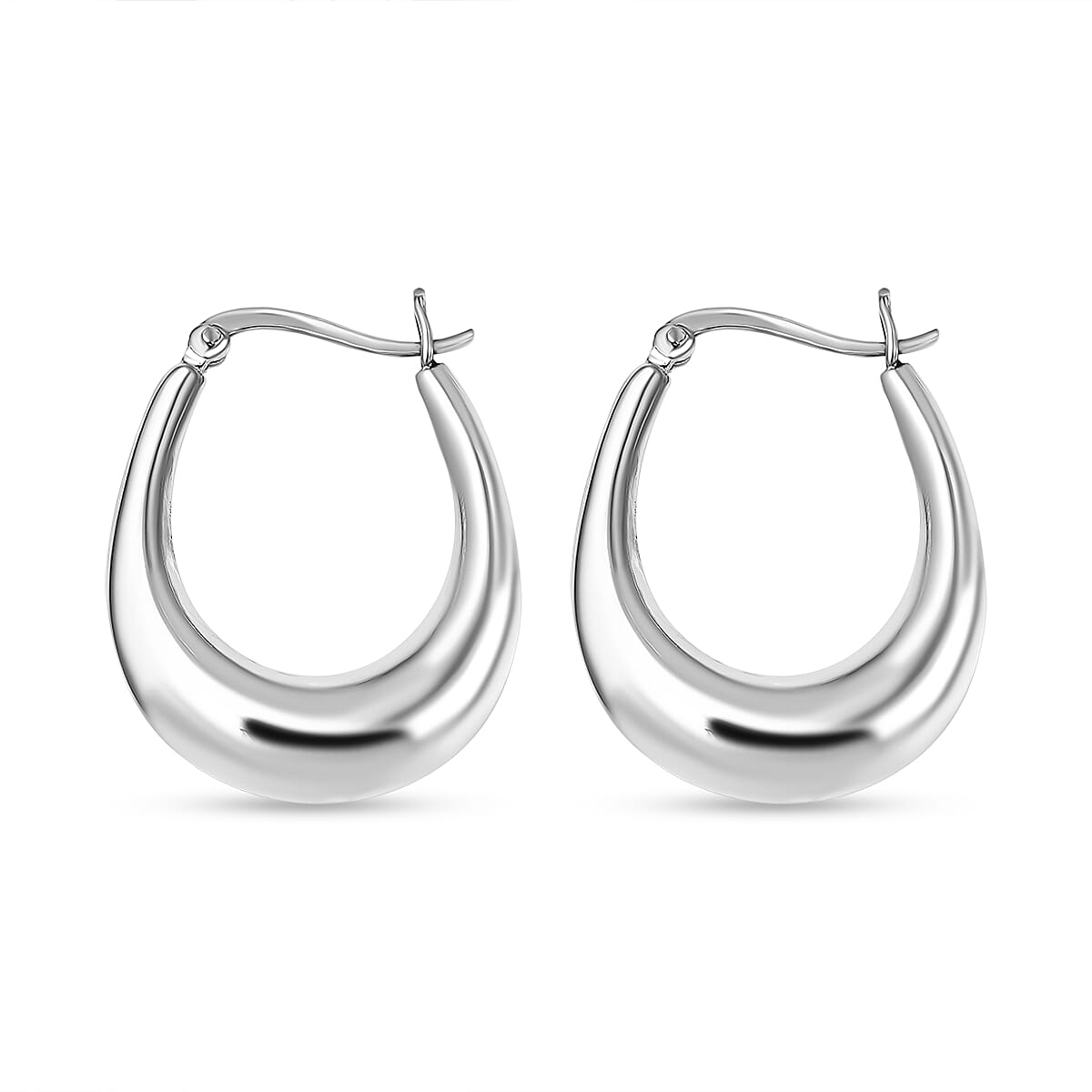 JCK Vegas Closeout - Sterling Silver Hoop Earrings, 7815164 3