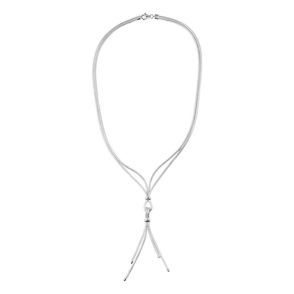 JCK Vegas Closeout - Sterling Silver Necklace Tassel (Size - 20) 17.30 grams