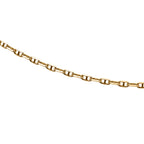 JCK Vegas Closeut - Yellow Gold Overlay Sterling Silver Mariner Necklace (Size - 24)
