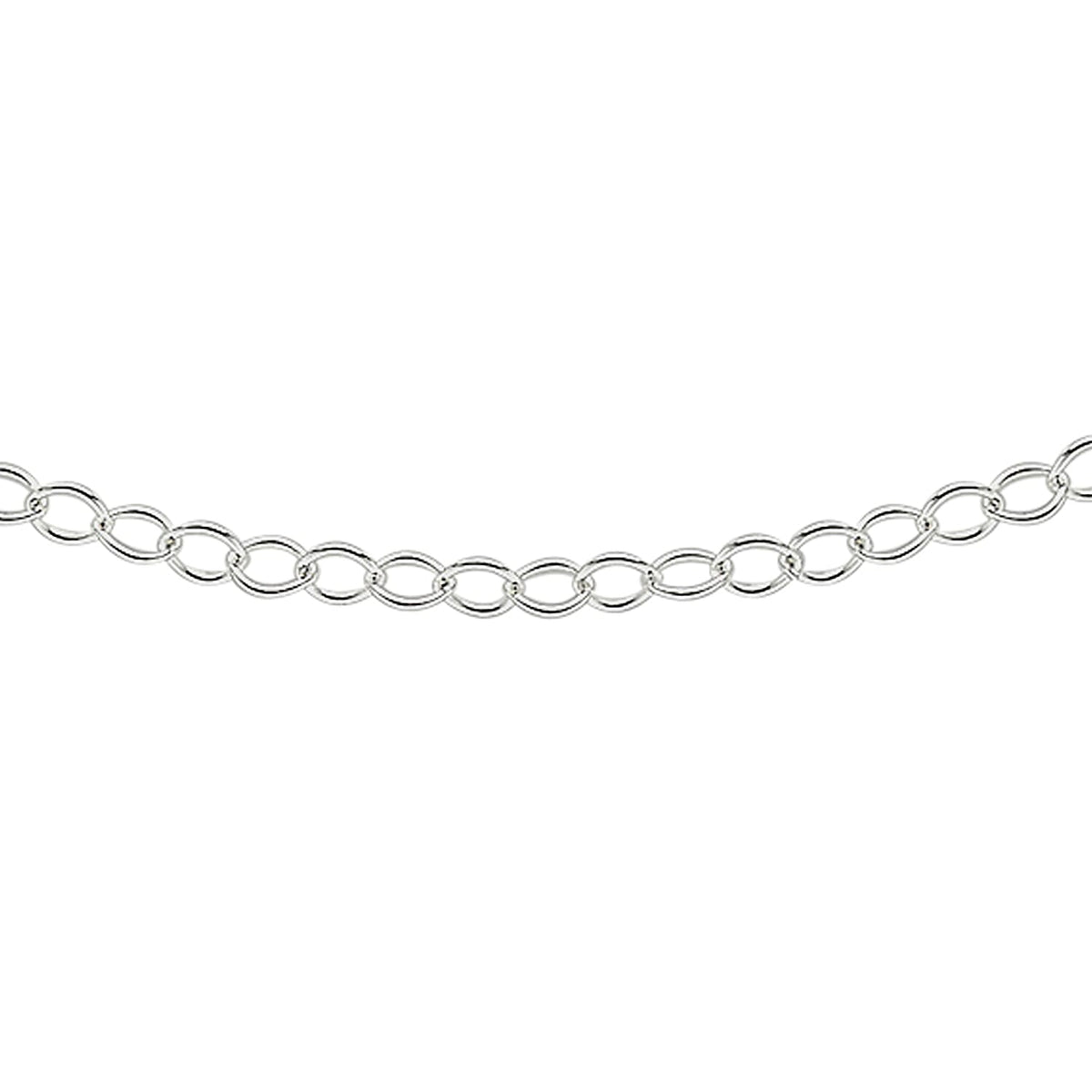 JCK Vegas Collection Belcher Chain in Sterling Silver Size 24 Inch 3554555 2