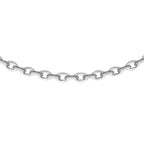 Sterling Silver Trace Chain (Size 18) with Spring Ring Clasp