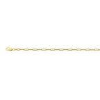 JCK Vegas Find - 9K Yellow Gold Paperclip Necklace With Lobster Clasp  (Size - 30)