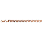 JCK Vegas Megafind - 9K Yellow Gold Designer Inspired Triple Curb Bracelet With Lobster Clasp (Size - 7.5). Gold wt 2.59 Gms