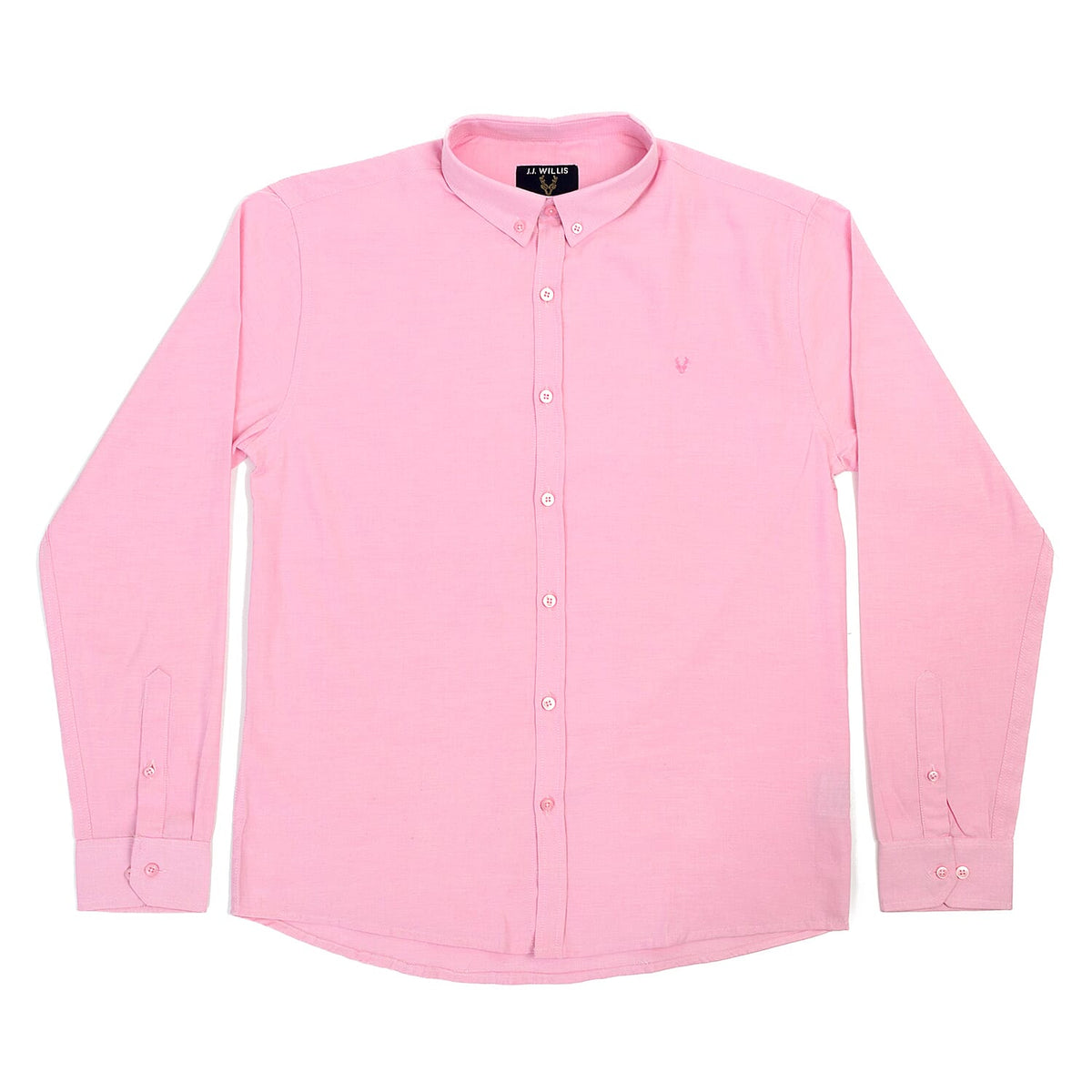 JJ Willis Mens Long Sleeve Shirt (To Fit Size 38 - 40) - Pink V32527613 2