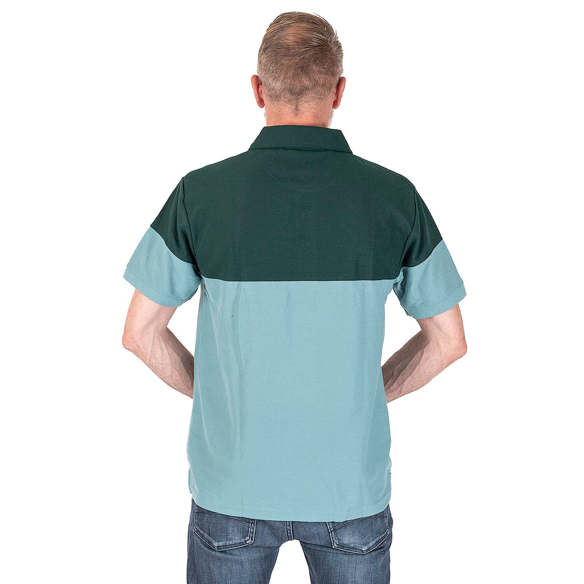 JJ Willis Ramsay Polo Shirt (Size L) - Green &amp; Sage 7858446 2