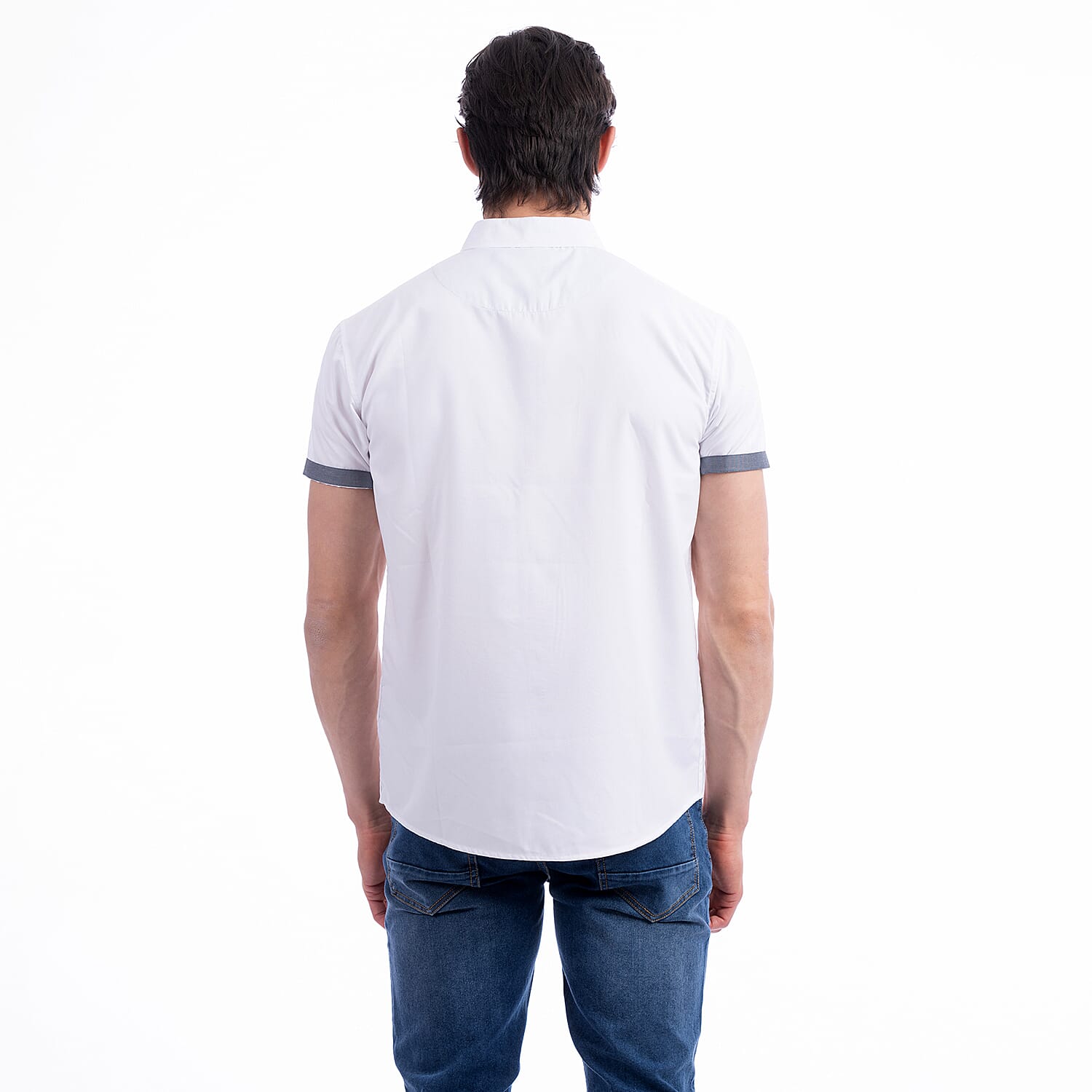JJ Willis Short Sleeve Shirt (Size - L) - White 8520772 1