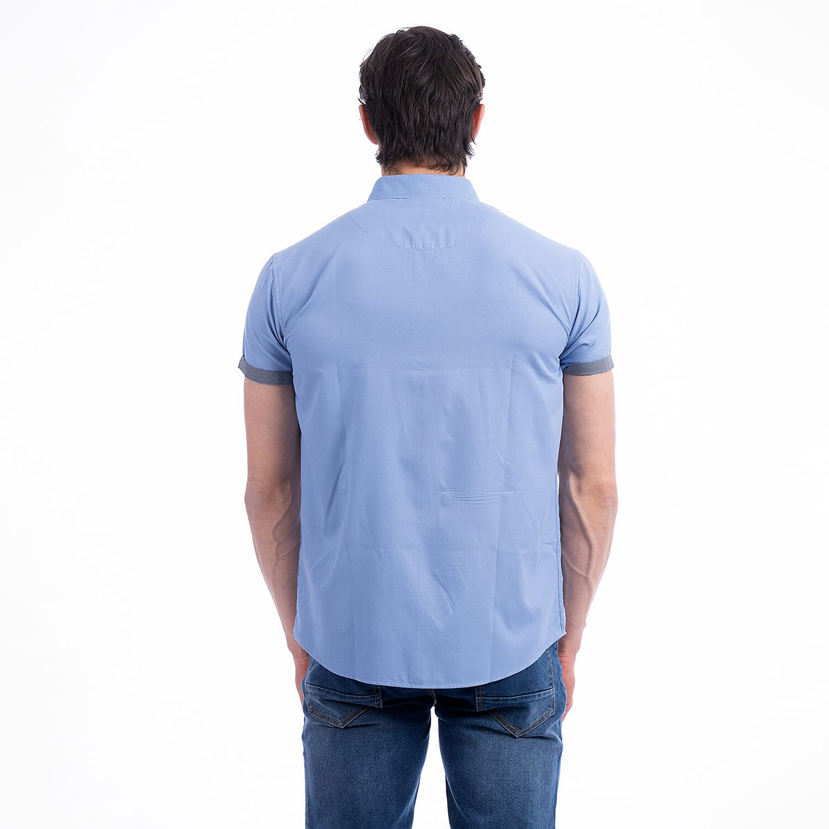 JJ Willis Short Sleeve Shirt (Size - M) - Blue V32555639 2