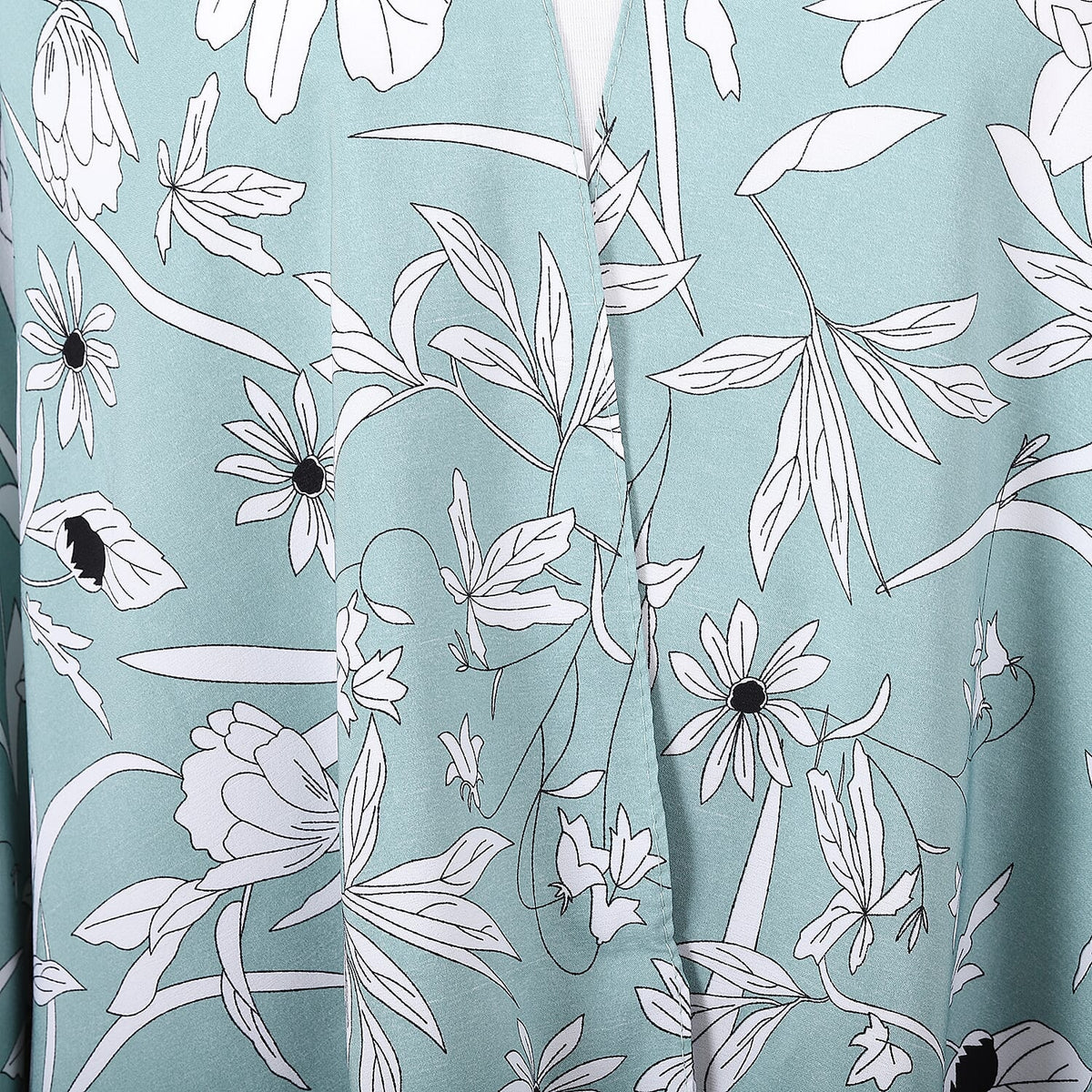 JOVIE Floral Pattern Kimono in Light Green 6243940 2