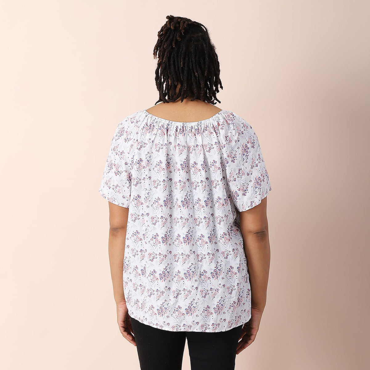 JOVIE Relaxed-fit Floral Pattern Women's Blouse 3841931 2
