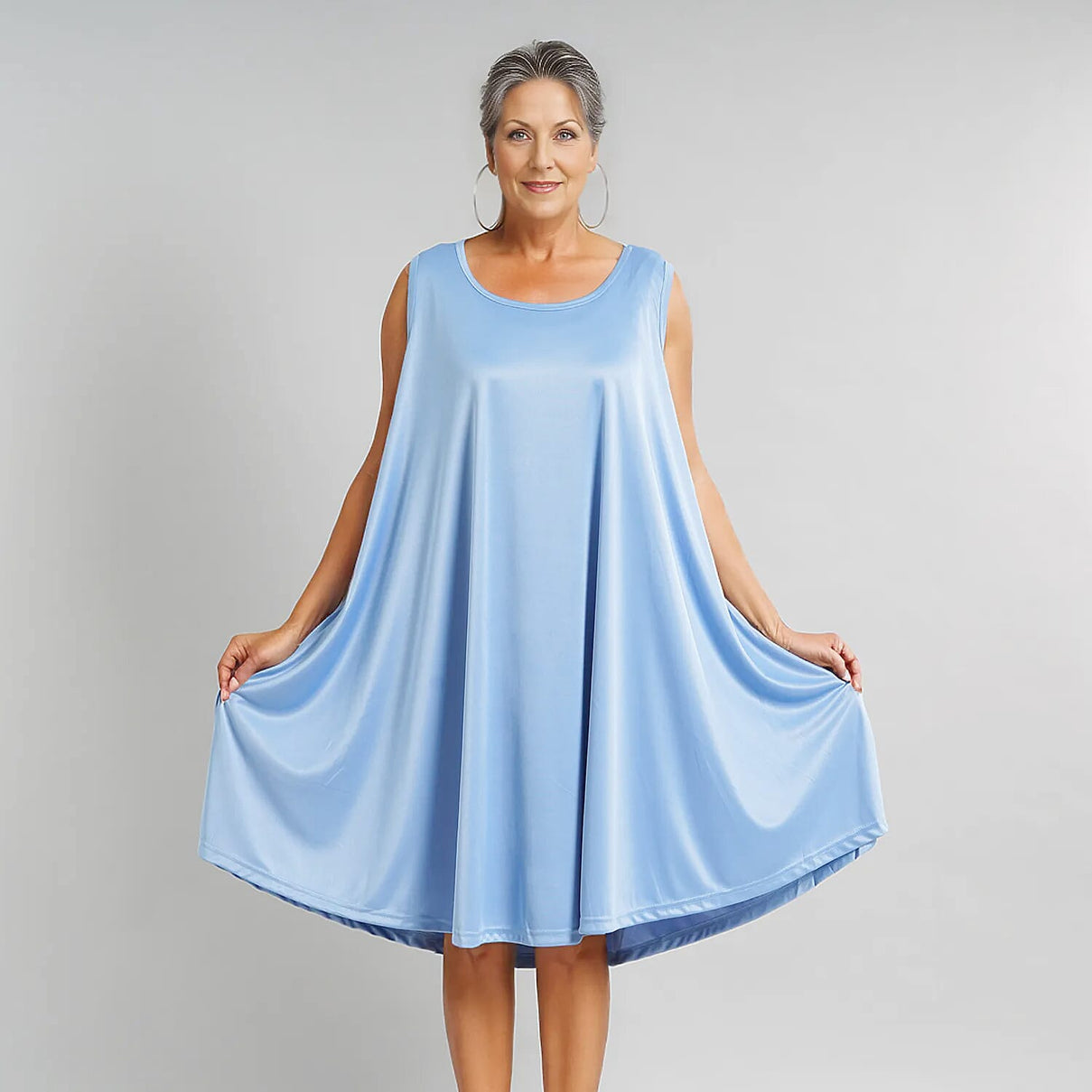 JOVIE Sleeveless Umbrella Dress with Pocket (One Size) 6288309 1