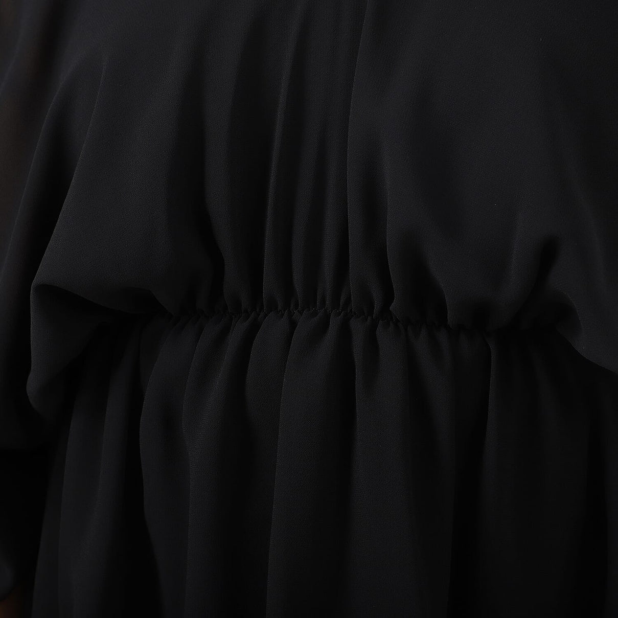 JOVIE VNeckline Solid Pattern Top  Black 6267998 4