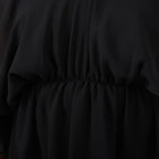 JOVIE Chiffon Top with V Shape Neck (Size 82x45 Cm) - Black