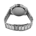 JUST CAVALLI 10 ATM Water Resistant Blue Dial Watch with Stainless Steel Chain Strap