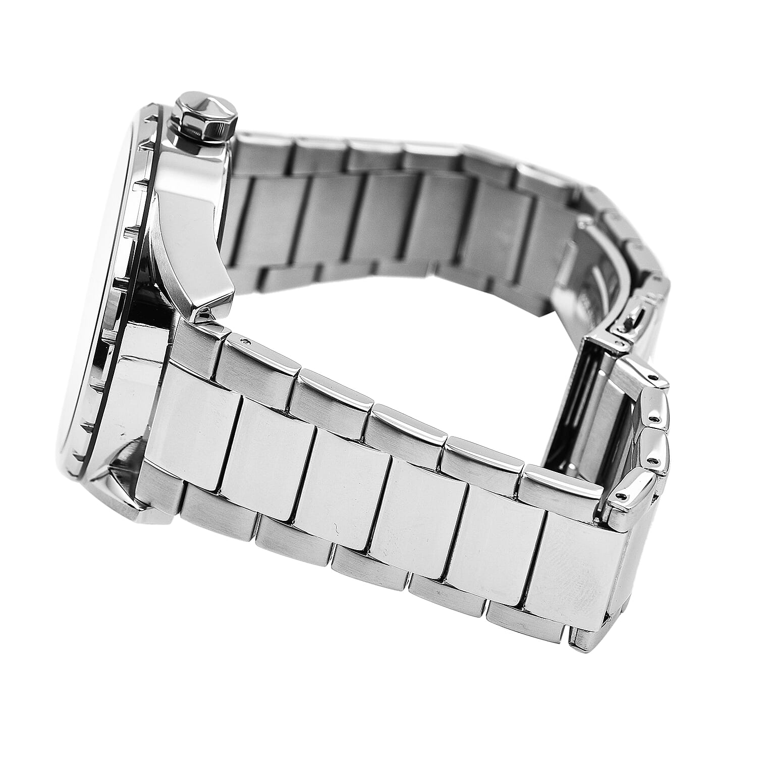JUST CAVALLI Blue Dial Water Resistant Watch with Stainless Steel Chain Strap 7735538 5