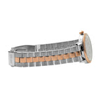 JUST CAVALLI Water Resistant Black Dial Two Tone Watch with Stainless Steel Chain Strap