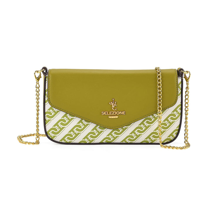 JVC- Milano Style Clutch with Shoulder Chain Strap (114 cm) - Green 8231318 1